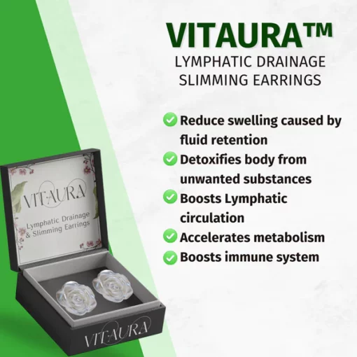 VITAURA Lymphatic Drainage Slimming Earrings