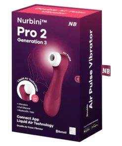 Nurbini™ Pro 2 Generation-Air-Pulse Clitoris Stimulating Vibrator with Liquid-Air Technology