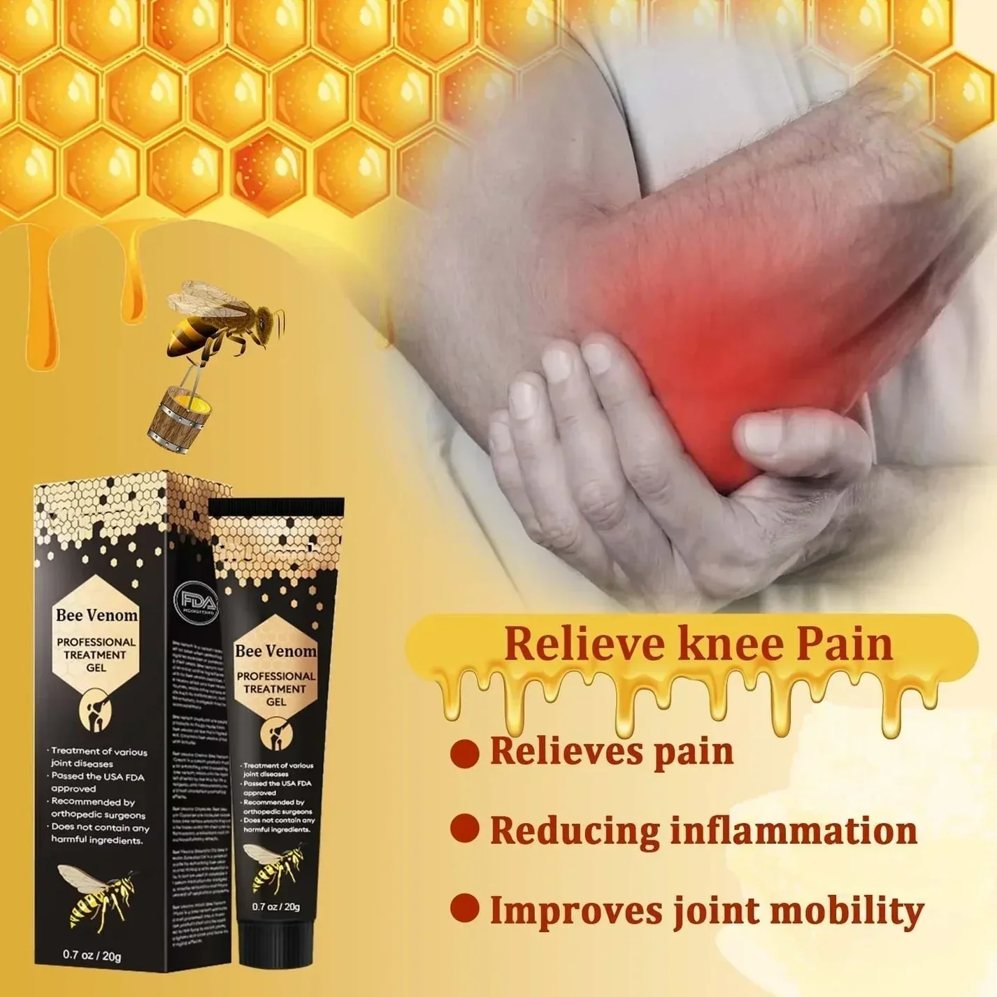 Seurico™ New Zealand Bee Venom Joint Relief Gel - Image 3