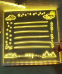 Alternative view of LED Note Board with Colors