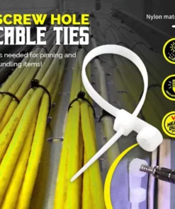 Cable Ties with Screw Hole