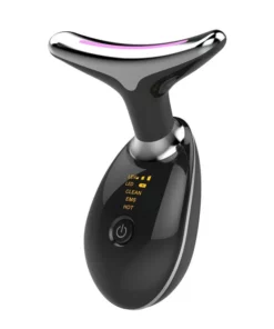 EMS Thermal Neck Lifting and Tighten Massager Electric Microcurrent Wrinkle Remover LED