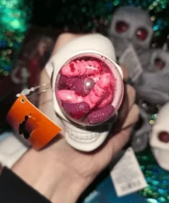 Anti-Stress Skull Worms Squishy Ball