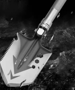 Multi-Purpose Camping Survival Shovel With Camouflage Bag