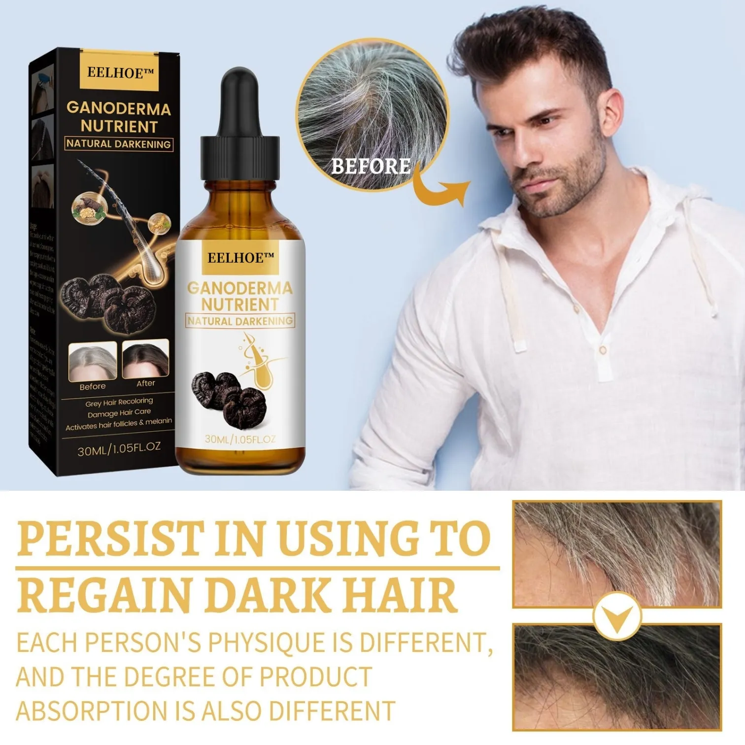 EELHOE Anti-Greying Hair Serum