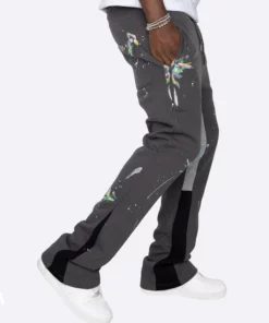 Paint Splatter Flare Sweatpants - Unisex