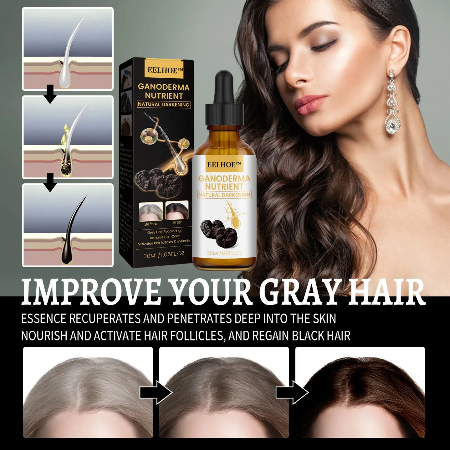 EELHOE Anti-Greying Hair Serum