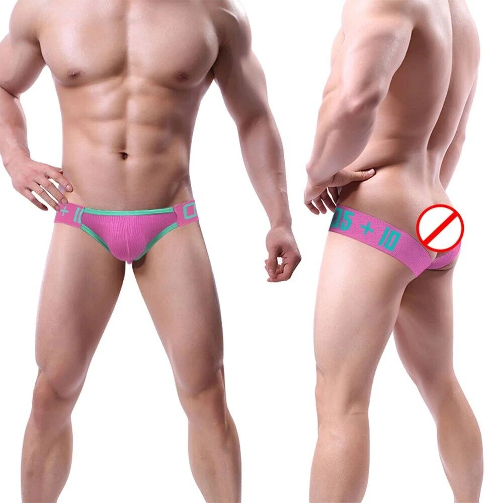 Mens Thong Bump Backless Thong Anti-Slip Underwear