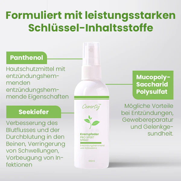 Ceoerty Krampfader PRO Xpert Spray