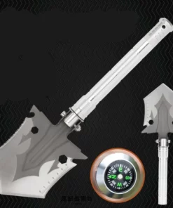 Alternative view of Multi-Purpose Camping Survival Shovel With Camouflage Bag