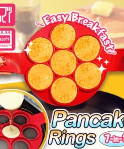 EasyBreakfast 7-in-1 Pancake Rings
