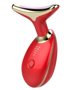Alternative view of EMS Thermal Neck Lifting and Tighten Massager Electric Microcurrent Wrinkle Remover LED