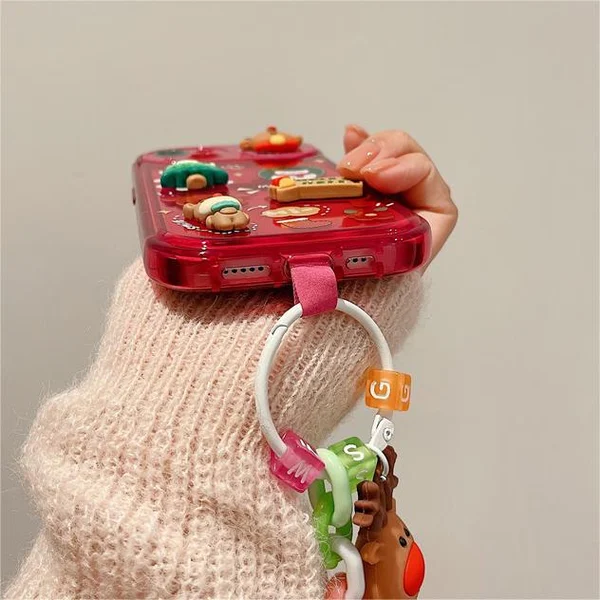 Tree Pendant Flip Mirror Case Cover For iPhone