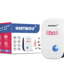 HEATWOLF® Upgraded–Cutting-edge 6nm Quantum Chip Ultrasonic & Electromagnetic Professional Pest Repeller