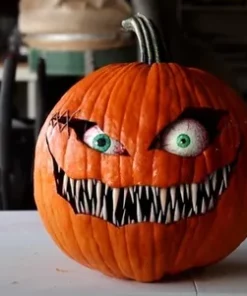 Scary Halloween Pumpkin