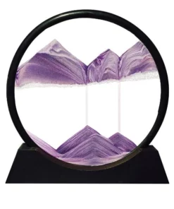 Alternative view of 3D underwater landscape hourglass