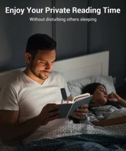 USB Rechargeable Book Light for Reading in Bed