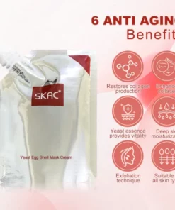 Peeluxe™ Yeast Egg Shell Mask Cream