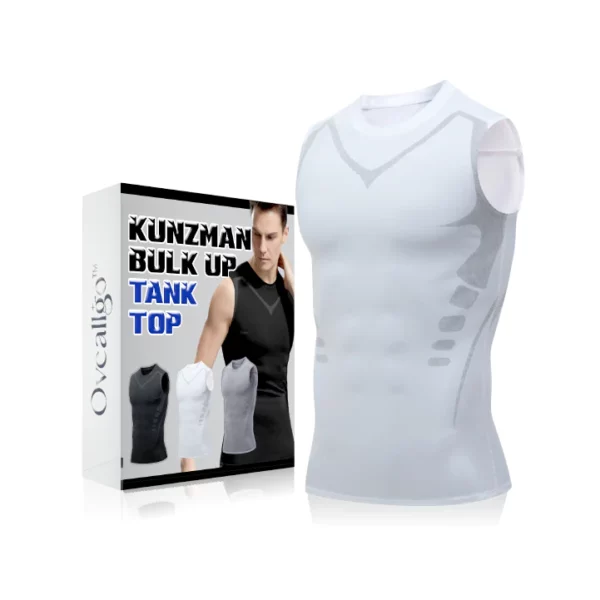 Oveallgo KUNZMAN Bulk Up Chest Compression Tank Top