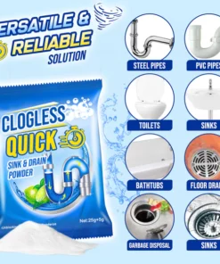 Alternative view of GFOUK™ Clogless Quick Sink and Drain Powder