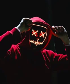 Alternative view of LumoMas™ Halloween LED Light Up Mask