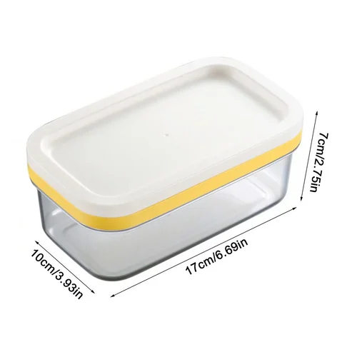 🧀Bûterdoaze mei deksel bûterbak | cutting mesh, rjochthoekige keuken luchtdichte opslach crisper - Ofbylding 4