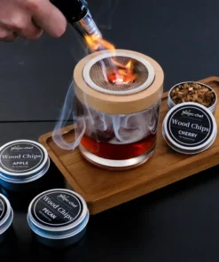 Cocktail Smoker with 8 flavors -Bourbon Whiskey Gifts for Men