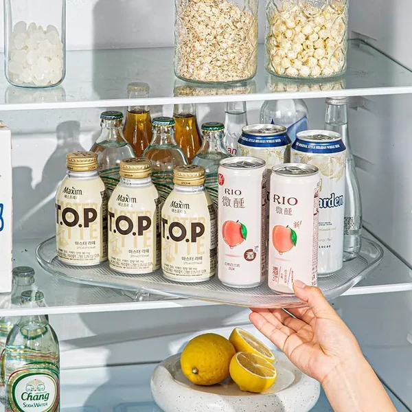 New Lazy Susans Turntable Organizer for Refrigerator
