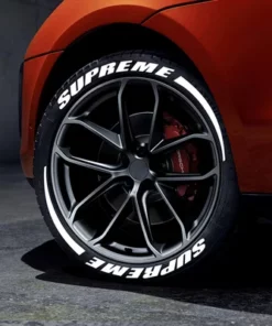 Car tire letter stickers modified reflective decoration