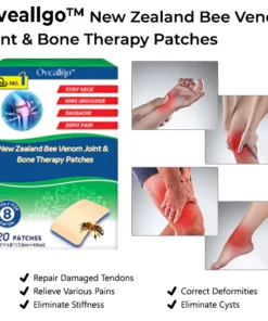 Oveallgo™ Parches de terapia para articulaciones y huesos con veneno de abeja de Nueva Zelanda