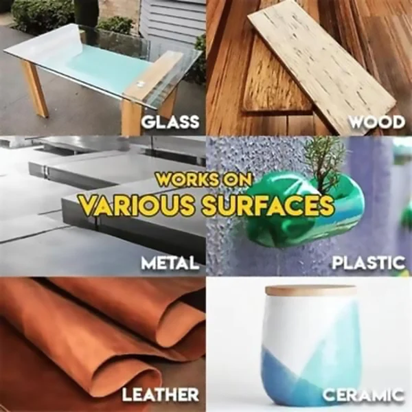 Special adhesive sealant for underwater leak trapping