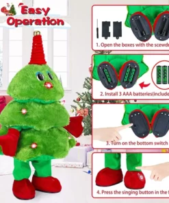 Sing and Dance Rock Christmas Tree Toy