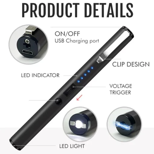 Ceoerty VoltexPro Tactical High-Performance Stun Pen