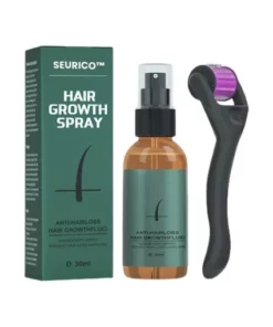 Seurico™ Beard Growth Natural Spray & Microneedle Roller Set