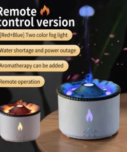 Volcano Flame LED Ambience Light Humidifier Aromatherapy Machine