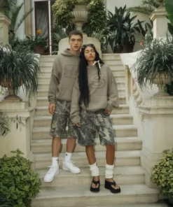 S Embossing Knitting Hoodies