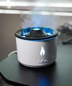 Alternative view of LED Volcano Humidifier/Essential Oil Diffuser