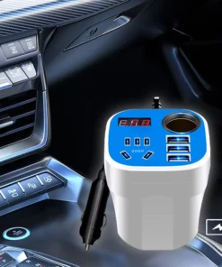 Car mounted cup type inverter converter QC charger