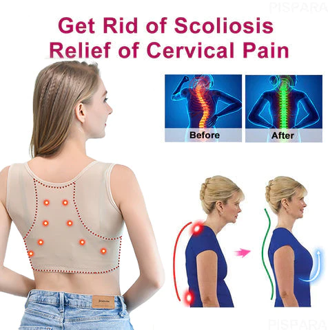 Sfrcord™ Womens Posture-Correcting and Body-Shaping & Detoxifying Bust Support
