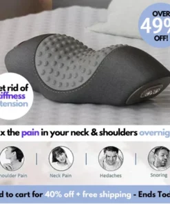 Alternative view of R&R Comfort Sleeper™ Massage Pillow