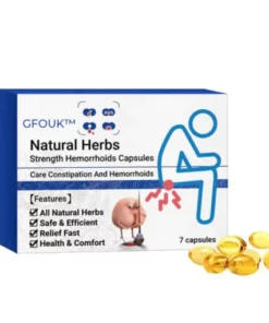 GFOUK™ PRO Natural Herbal Strength Hemorrhoid Capsules
