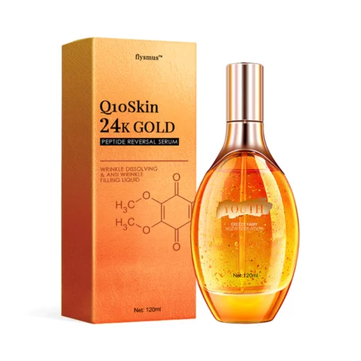 flysmus Q10Skin 24K Gold Peptide Reversal Serum