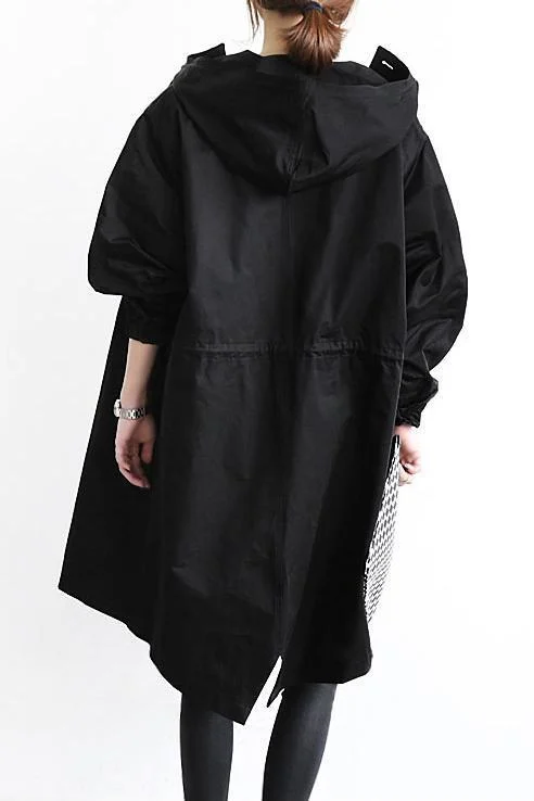 Hooded Trench Coat