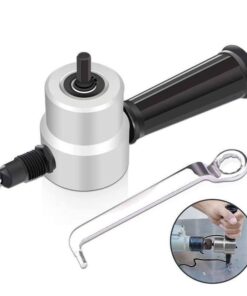 Nibbler Cutter Drill Attachment Double Head Metal Sheet