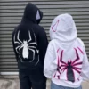 Spider Punk zipped hoodie