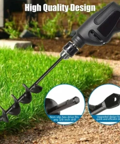 Easy Gardening Auger Spiral Drill Bit