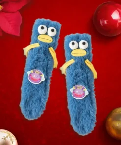 Alternative view of Quirky Cute Ugly Cute Plush Socks Women's Wool Mid Calf Socks