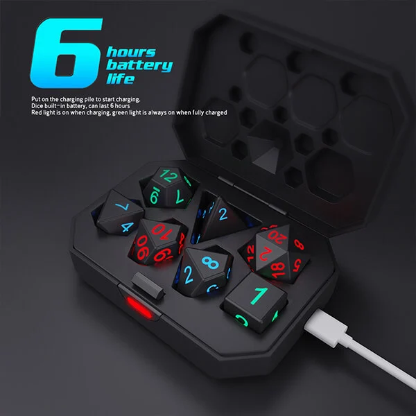 LED Flash Dice Set