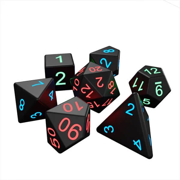 LED Flash Dice Set
