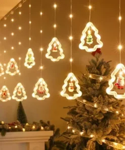 🎅Christmas Sale🎁2023 New Christmas Window Curtain Lights